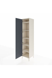 Hyperion Dolap 5 Raflı Tek Kapaklı 44x44x195 Aytaşı-Antrasit