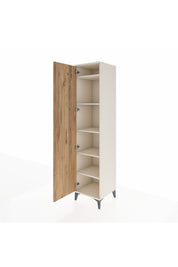 Hyperion Dolap 5 Raflı Tek Kapaklı 44x44x195 Aytaşı-Çam