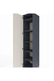 Hyperion Dolap 5 Raflı Tek Kapaklı 44x44x195 Antrasit-Aytaşı