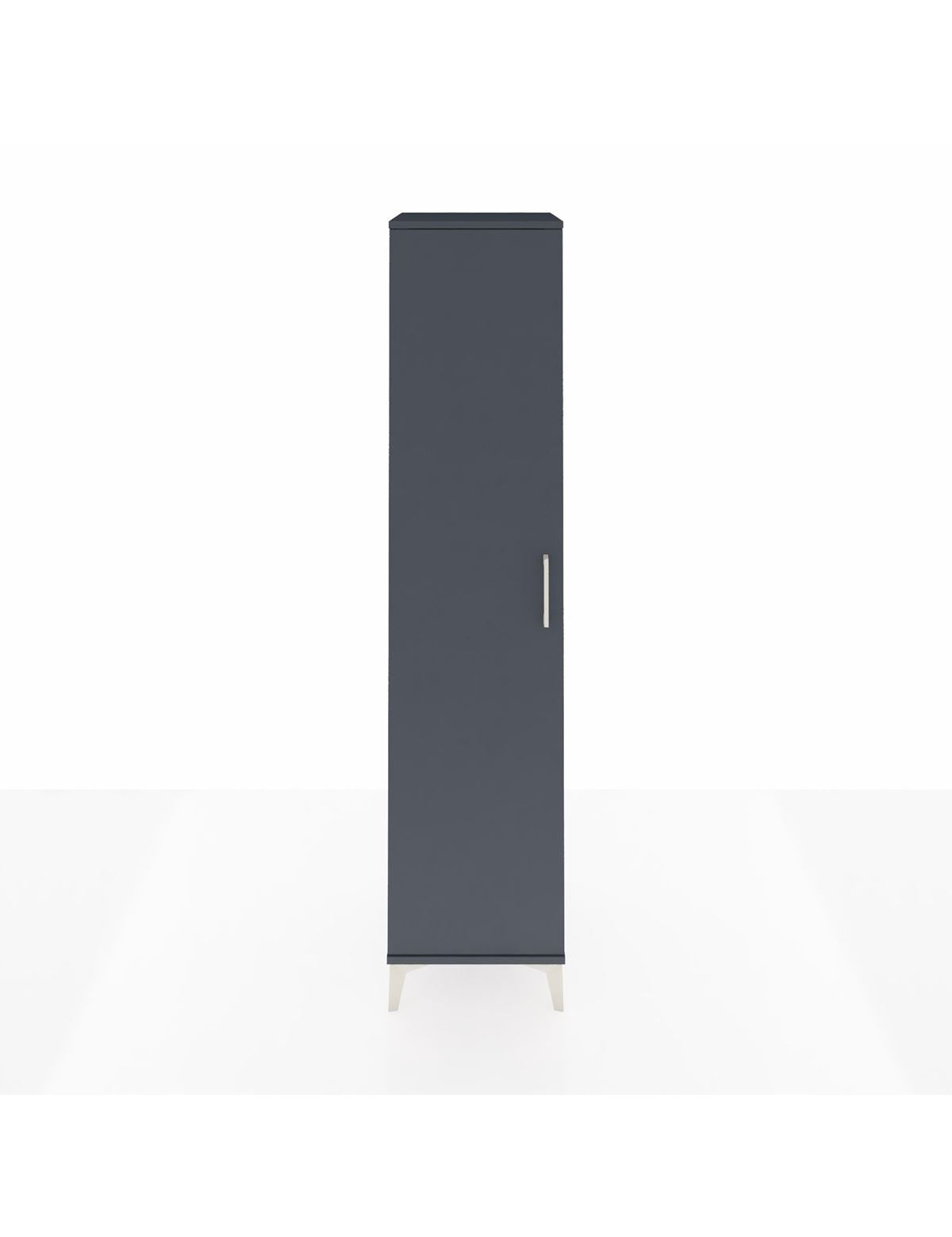 Hyperion Dolap 5 Raflı Tek Kapaklı 44x44x195 Antrasit-Antrasit