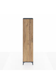 Hyperion Dolap 5 Raflı Tek Kapaklı 44x44x195 Antrasit-Çam