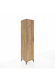 Hyperion Dolap 5 Raflı Tek Kapaklı 44x44x195 Çam-Çam