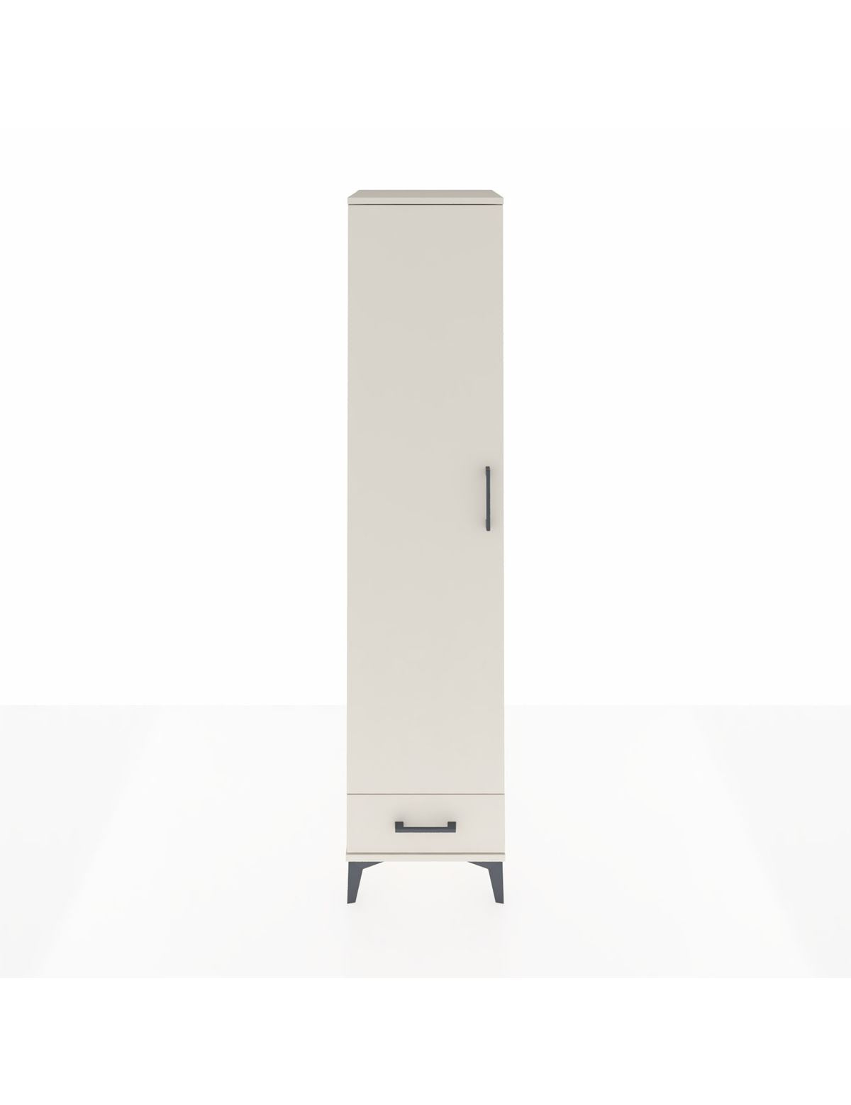 Hyperion Dolap 3 Raflı Tek Çekmeceli Tek Askılı 44x44x195 Aytaşı-Aytaşı