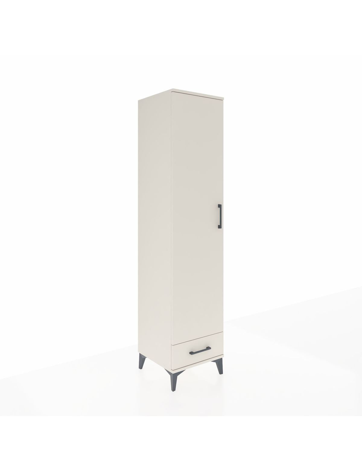 Hyperion Dolap 5 Raflı Tek Çekmeceli Tek Kapaklı 44x44x195 Aytaşı-Aytaşı