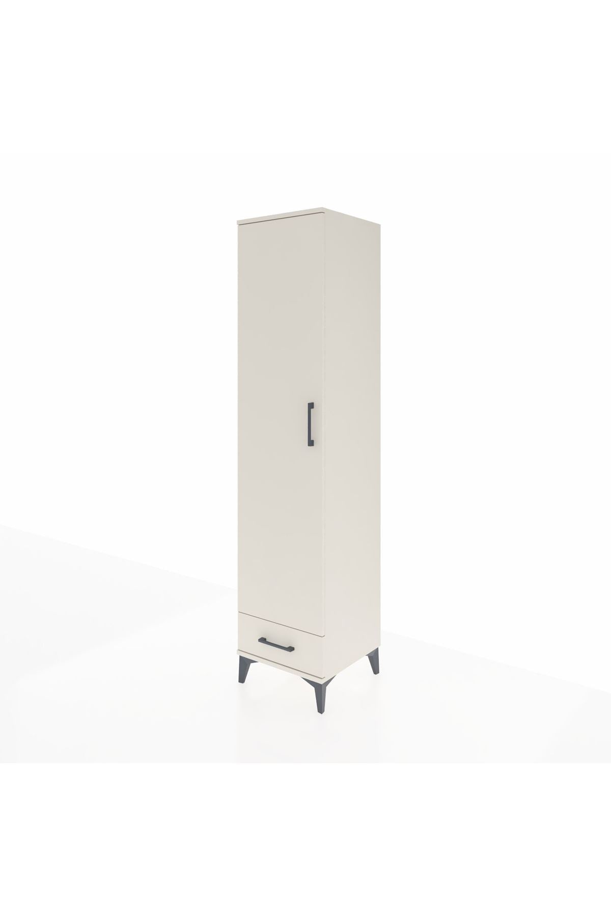 Hyperion Dolap 5 Raflı Tek Çekmeceli Tek Kapaklı 44x44x195 Aytaşı-Aytaşı