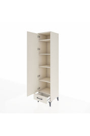 Hyperion Dolap 5 Raflı Tek Çekmeceli Tek Kapaklı 44x44x195 Aytaşı-Aytaşı