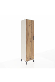 Hyperion Dolap 5 Raflı Tek Çekmeceli Tek Kapaklı 44x44x195 Aytaşı-Çam