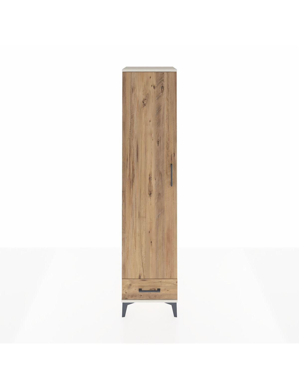 Hyperion Dolap 5 Raflı Tek Çekmeceli Tek Kapaklı 44x44x195 Aytaşı-Çam