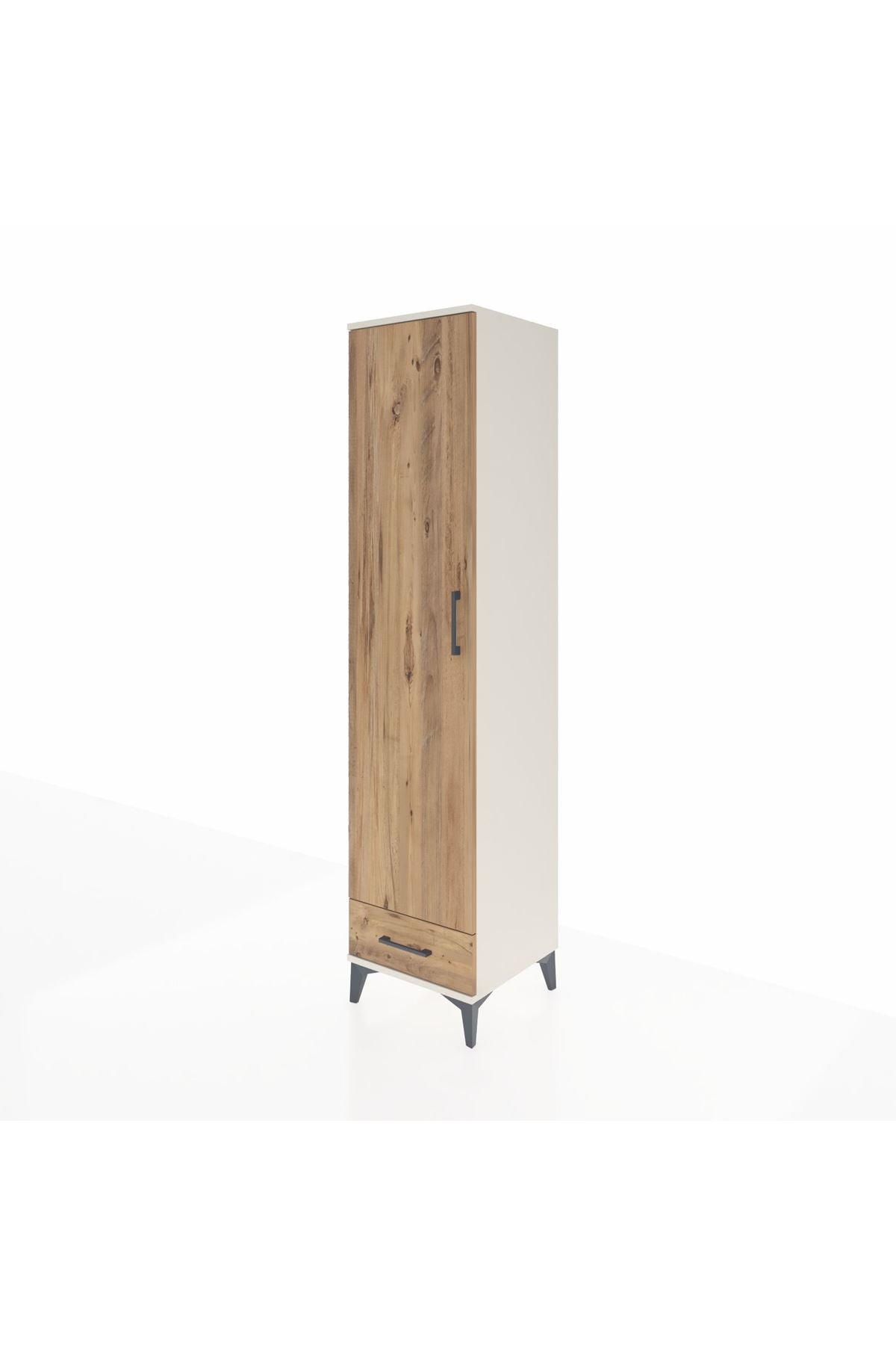 Hyperion Dolap 5 Raflı Tek Çekmeceli Tek Kapaklı 44x44x195 Aytaşı-Çam