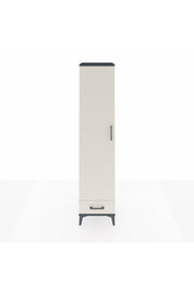 Hyperion Dolap 5 Raflı Tek Çekmeceli Tek Kapaklı 44x44x195 Antrasit-Aytaşı