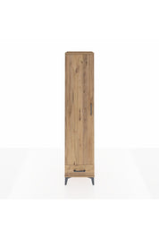 Hyperion Dolap 5 Raflı Tek Çekmeceli Tek Kapaklı 44x44x195 Çam-Çam