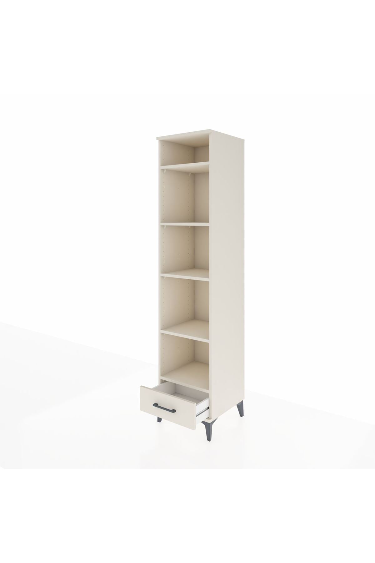 Hyperion Dolap 5 Raflı Tek Çekmeceli 44x44x195 Aytaşı-Aytaşı