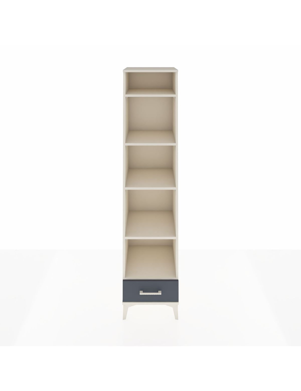 Hyperion Dolap 5 Raflı Tek Çekmeceli 44x44x195 Aytaşı-Antrasit