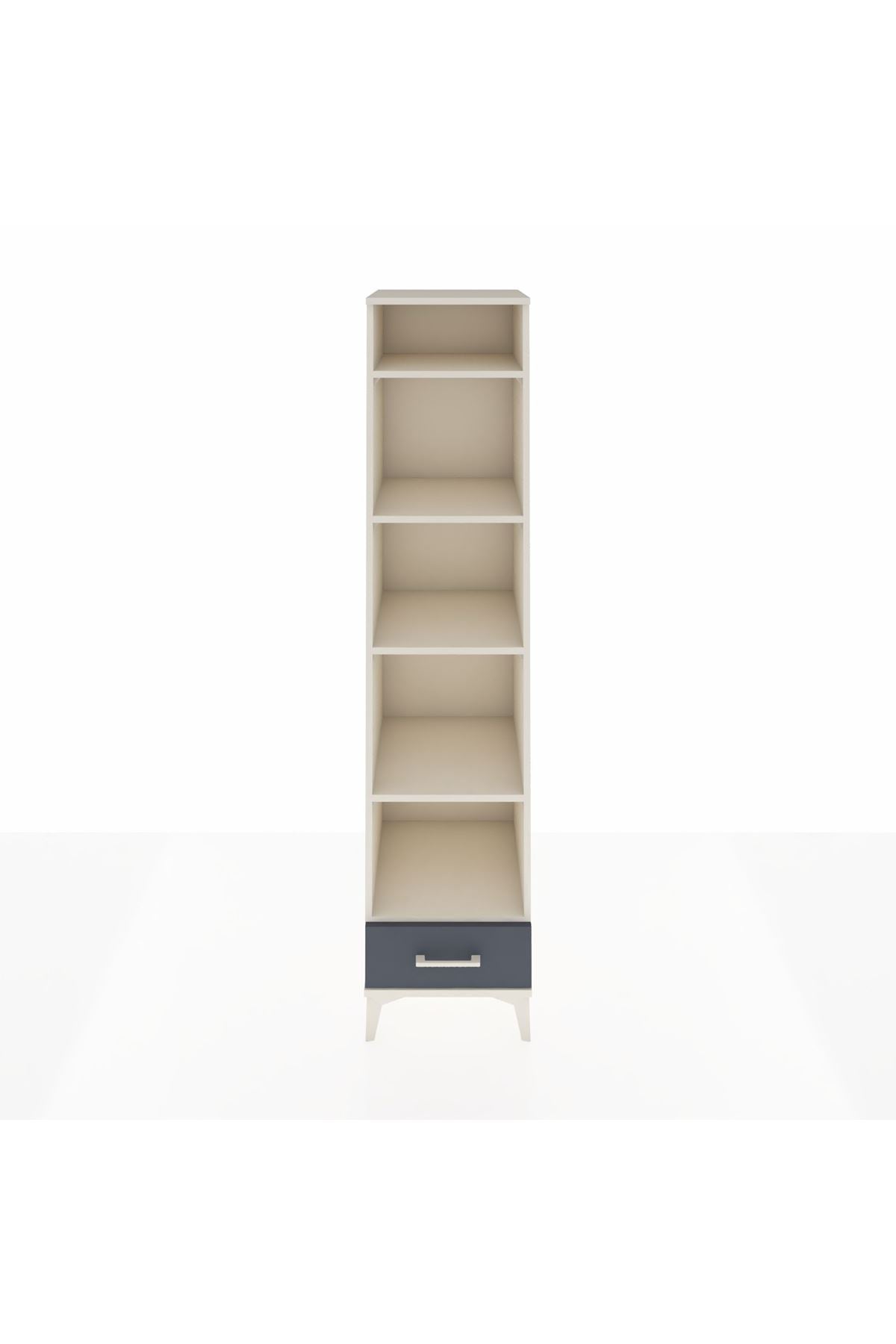 Hyperion Dolap 5 Raflı Tek Çekmeceli 44x44x195 Aytaşı-Antrasit