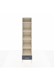 Hyperion Dolap 5 Raflı Tek Çekmeceli 44x44x195 Aytaşı-Antrasit