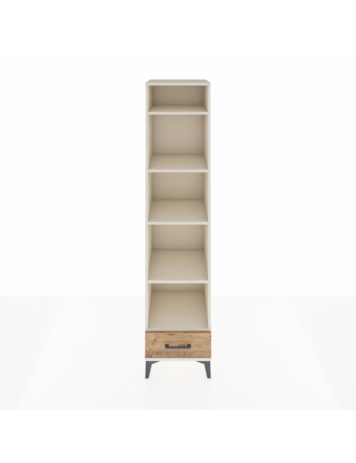 Hyperion Dolap 5 Raflı Tek Çekmeceli 44x44x195 Aytaşı-Çam