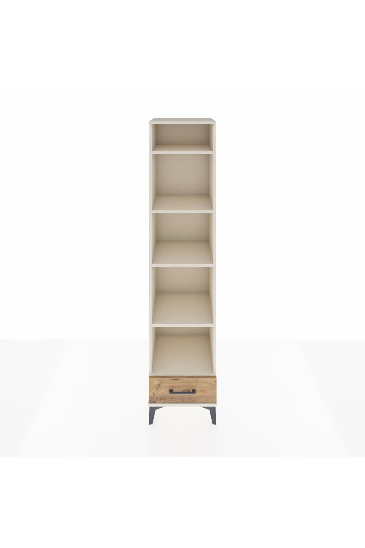 Hyperion Dolap 5 Raflı Tek Çekmeceli 44x44x195 Aytaşı-Çam