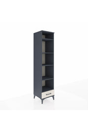 Hyperion Dolap 5 Raflı Tek Çekmeceli 44x44x195 Antrasit-Aytaşı