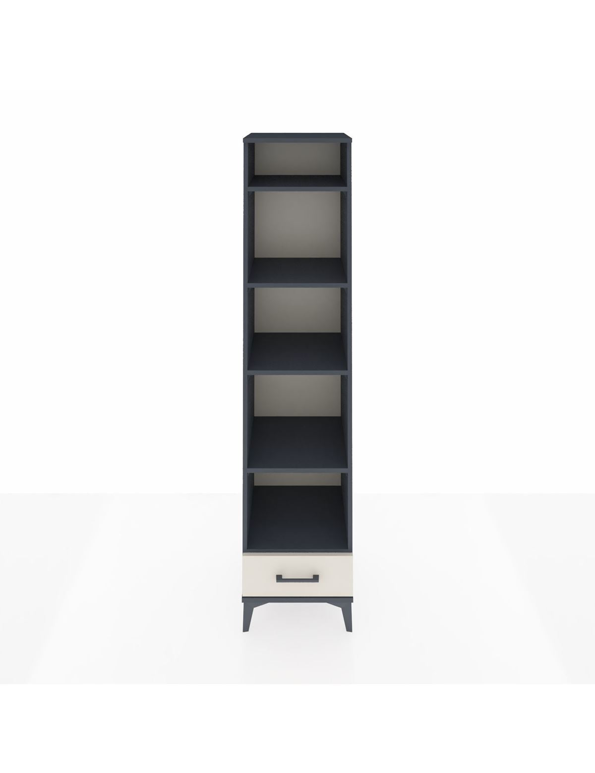 Hyperion Dolap 5 Raflı Tek Çekmeceli 44x44x195 Antrasit-Aytaşı