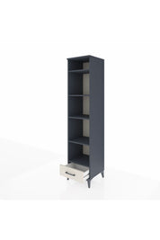 Hyperion Dolap 5 Raflı Tek Çekmeceli 44x44x195 Antrasit-Aytaşı