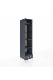 Hyperion Dolap 5 Raflı Tek Çekmeceli 44x44x195 Antrasit-Antrasit