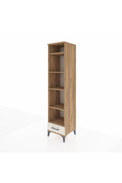 Hyperion Dolap 5 Raflı Tek Çekmeceli 44x44x195 Çam-Aytaşı