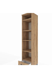 Hyperion Dolap 5 Raflı Tek Çekmeceli 44x44x195 Çam-Çam