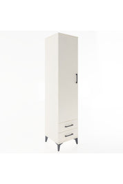 Hyperion Dolap 4 Raflı 2 Çekmeceli Tek Kapaklı 44x44x195 Aytaşı-Aytaşı