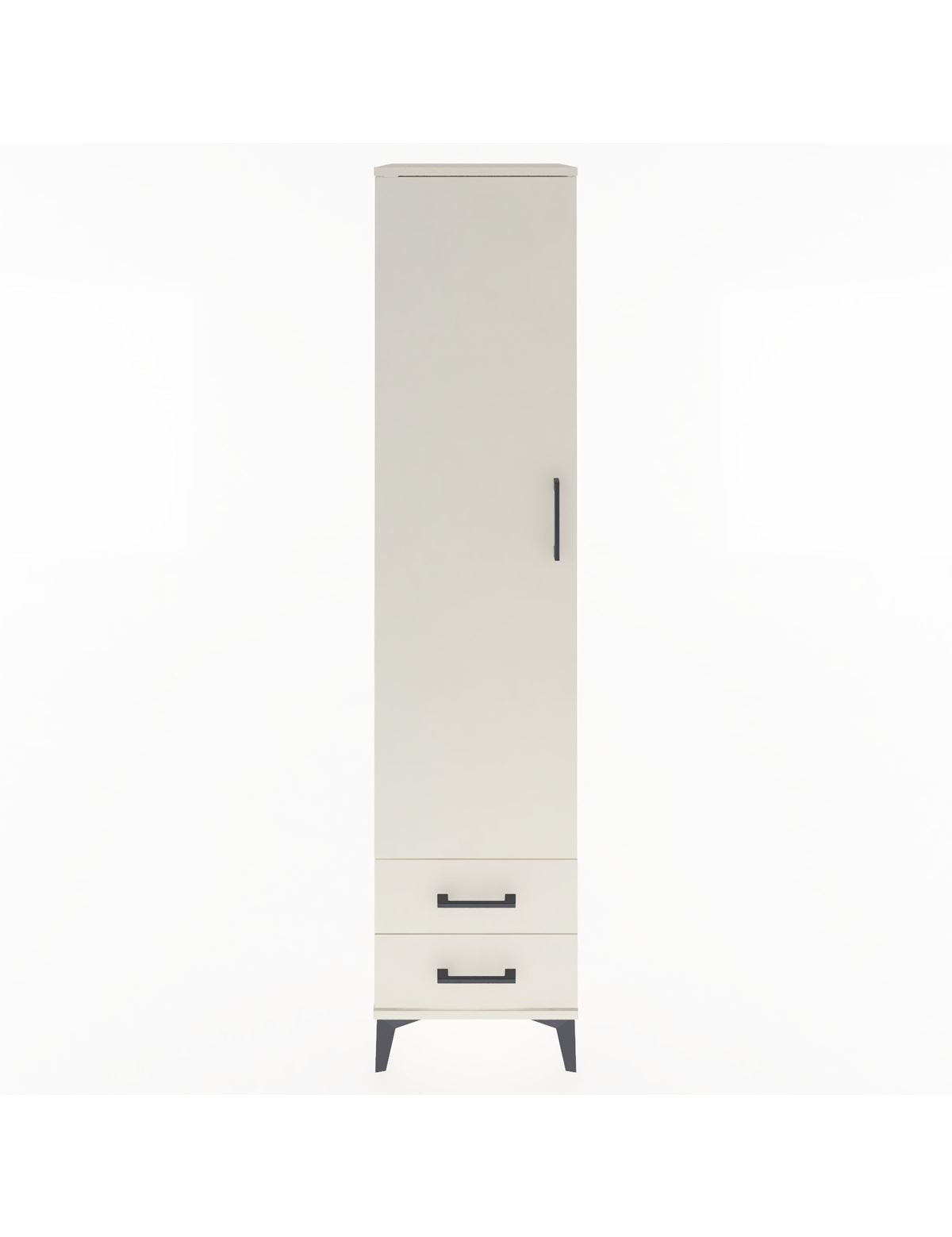 Hyperion Dolap 4 Raflı 2 Çekmeceli Tek Kapaklı 44x44x195 Aytaşı-Aytaşı