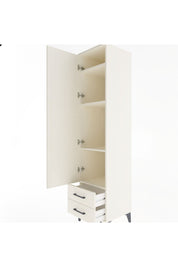 Hyperion Dolap 4 Raflı 2 Çekmeceli Tek Kapaklı 44x44x195 Aytaşı-Aytaşı
