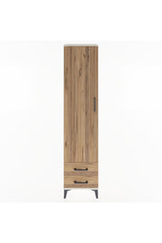 Hyperion Dolap 4 Raflı 2 Çekmeceli Tek Kapaklı 44x44x195 Aytaşı-Çam