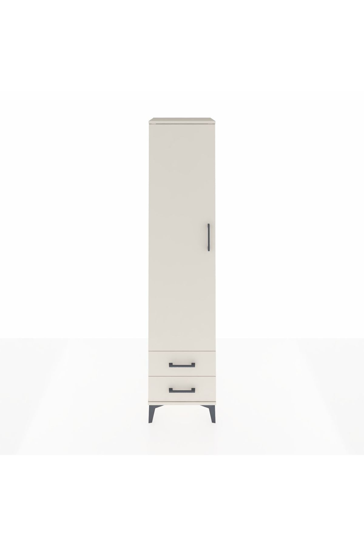 Hyperion Dolap 2 Raflı 2 Çekmeceli Tek Askılı 44x44x195 Aytaşı-Aytaşı