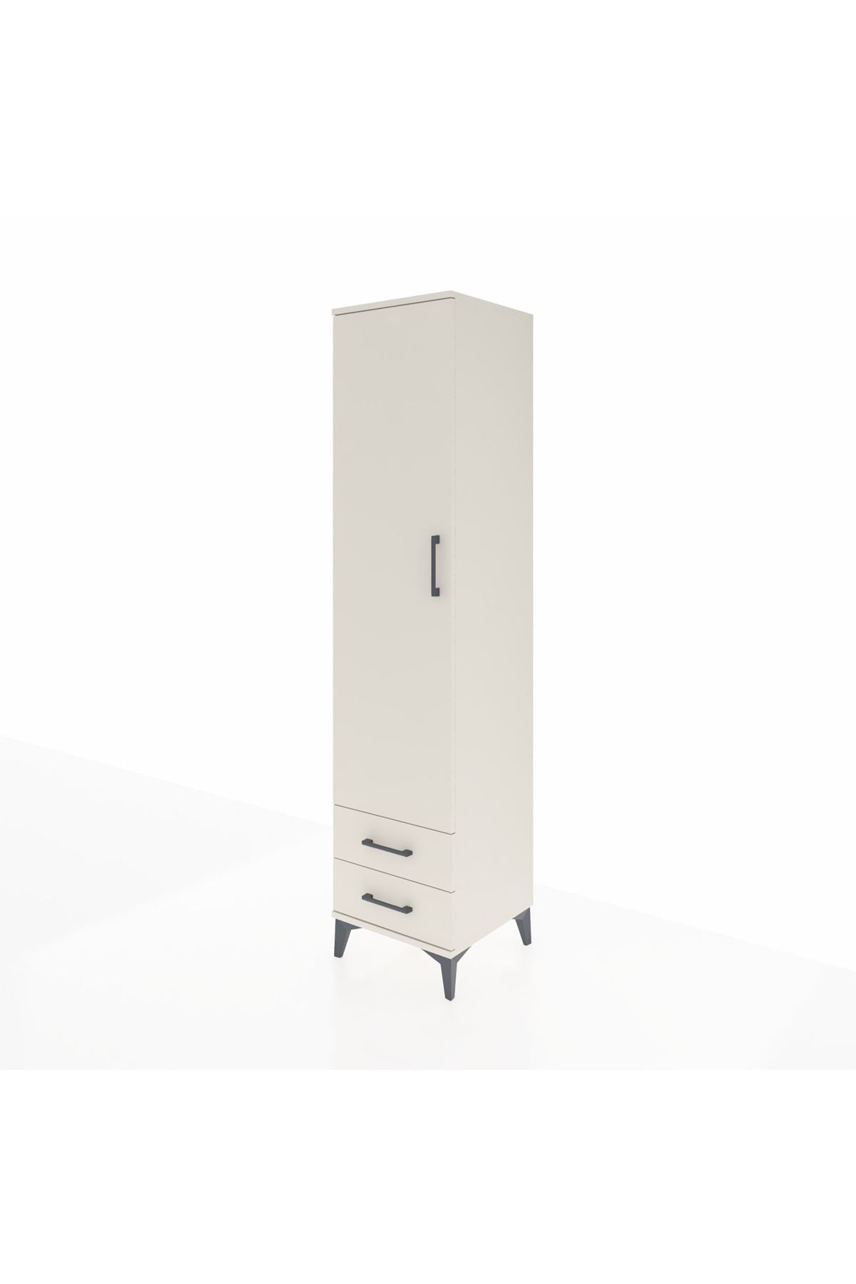 Hyperion Dolap 2 Raflı 2 Çekmeceli Tek Askılı 44x44x195 Aytaşı-Aytaşı