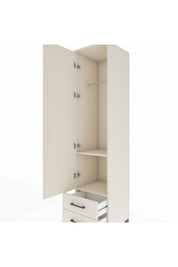 Hyperion Dolap 2 Raflı 2 Çekmeceli Tek Askılı 44x44x195 Aytaşı-Aytaşı