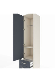 Hyperion Dolap 2 Raflı 2 Çekmeceli Tek Askılı 44x44x195 Aytaşı-Antrasit