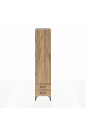 Hyperion Dolap 2 Raflı 2 Çekmeceli Tek Askılı 44x44x195 Aytaşı-Çam