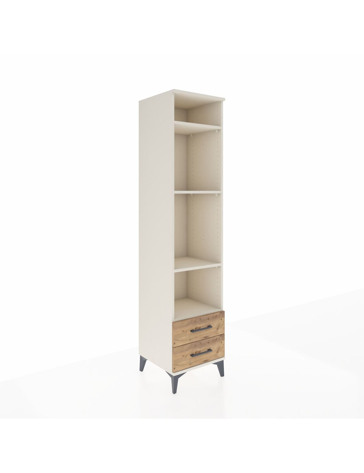 Hyperion Dolap 4 Raflı 2 Çekmeceli 44x44x195 Aytaşı-Çam