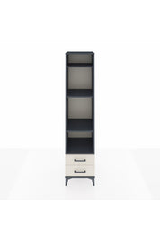 Hyperion Dolap 4 Raflı 2 Çekmeceli 44x44x195 Antrasit-Aytaşı