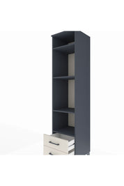 Hyperion Dolap 4 Raflı 2 Çekmeceli 44x44x195 Antrasit-Aytaşı