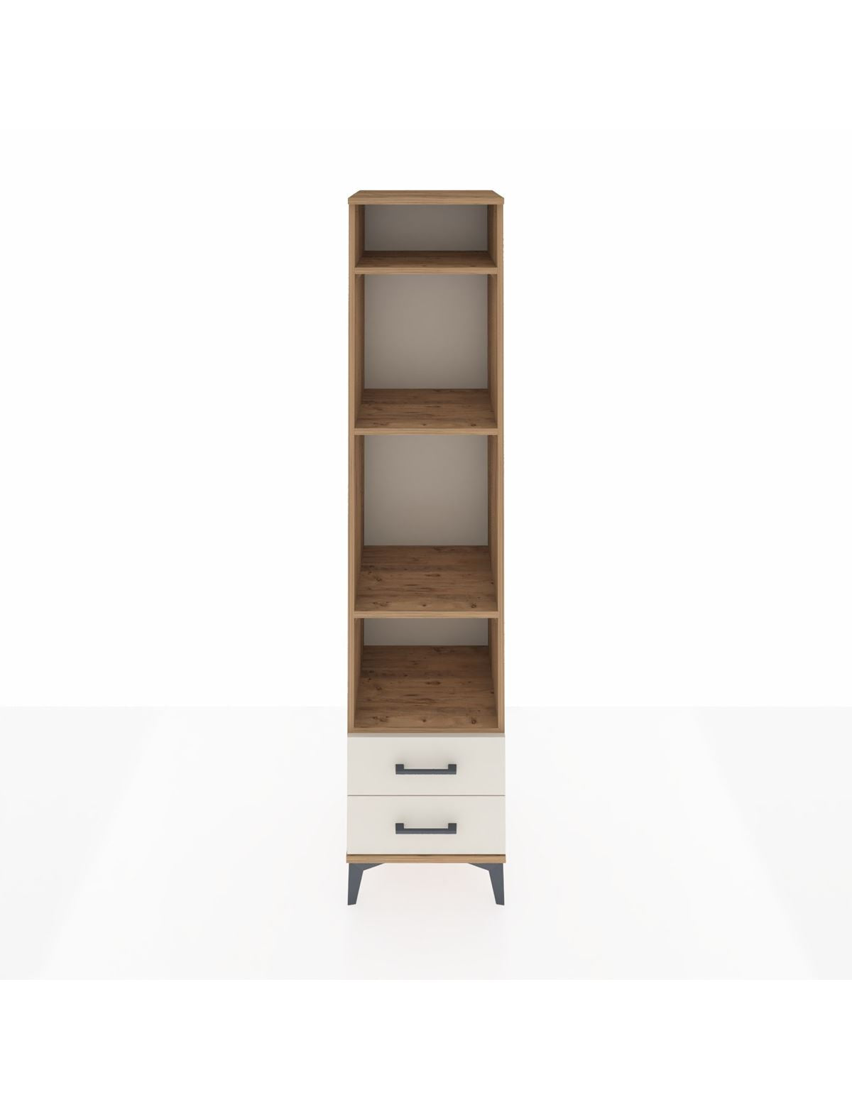 Hyperion Dolap 4 Raflı 2 Çekmeceli 44x44x195 Çam-Aytaşı