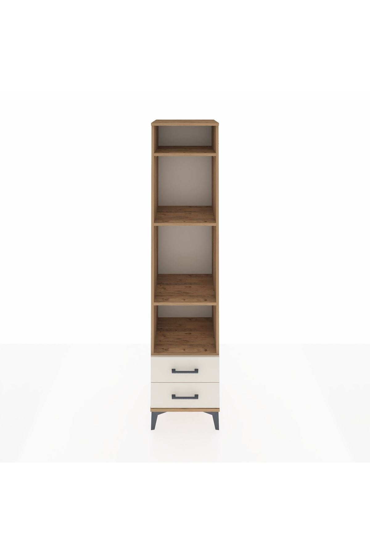 Hyperion Dolap 4 Raflı 2 Çekmeceli 44x44x195 Çam-Aytaşı