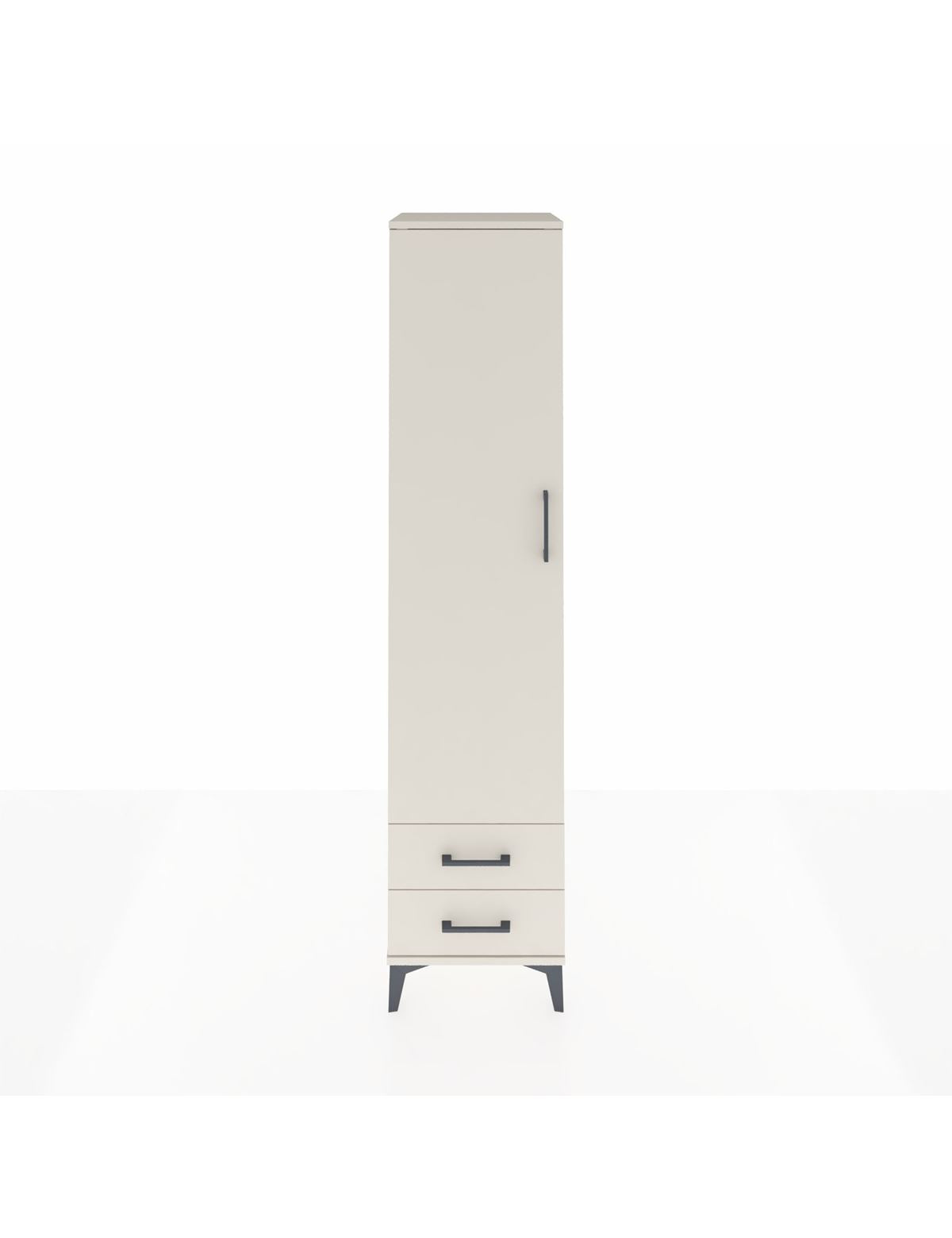 Hyperion Dolap 5 Raflı 2 Çekmeceli Tek Kapaklı 44x44x195 Aytaşı-Aytaşı