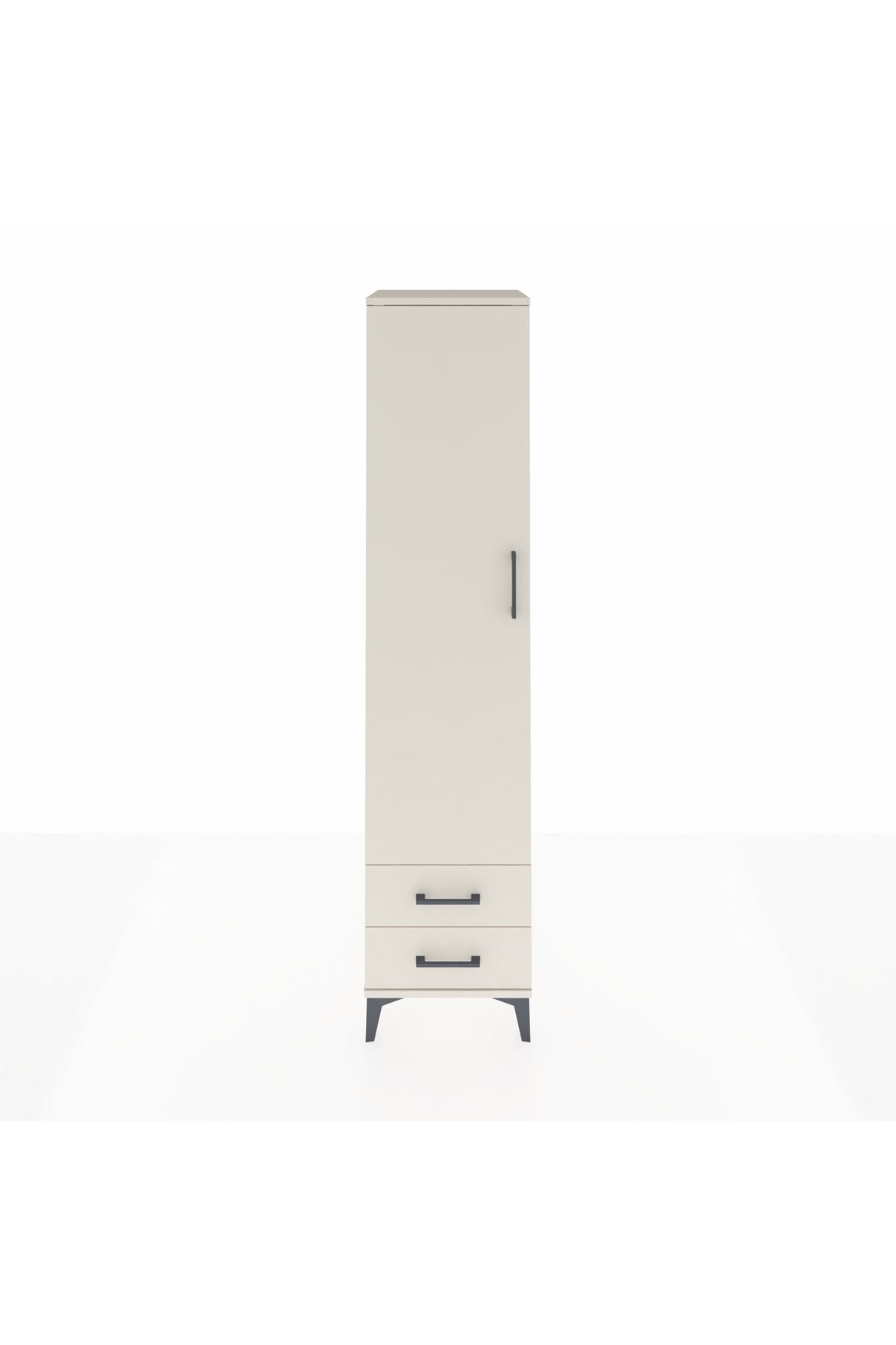 Hyperion Dolap 5 Raflı 2 Çekmeceli Tek Kapaklı 44x44x195 Aytaşı-Aytaşı