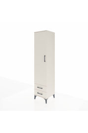 Hyperion Dolap 5 Raflı 2 Çekmeceli Tek Kapaklı 44x44x195 Aytaşı-Aytaşı