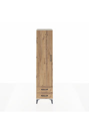 Hyperion Dolap 5 Raflı 2 Çekmeceli Tek Kapaklı 44x44x195 Aytaşı-Çam