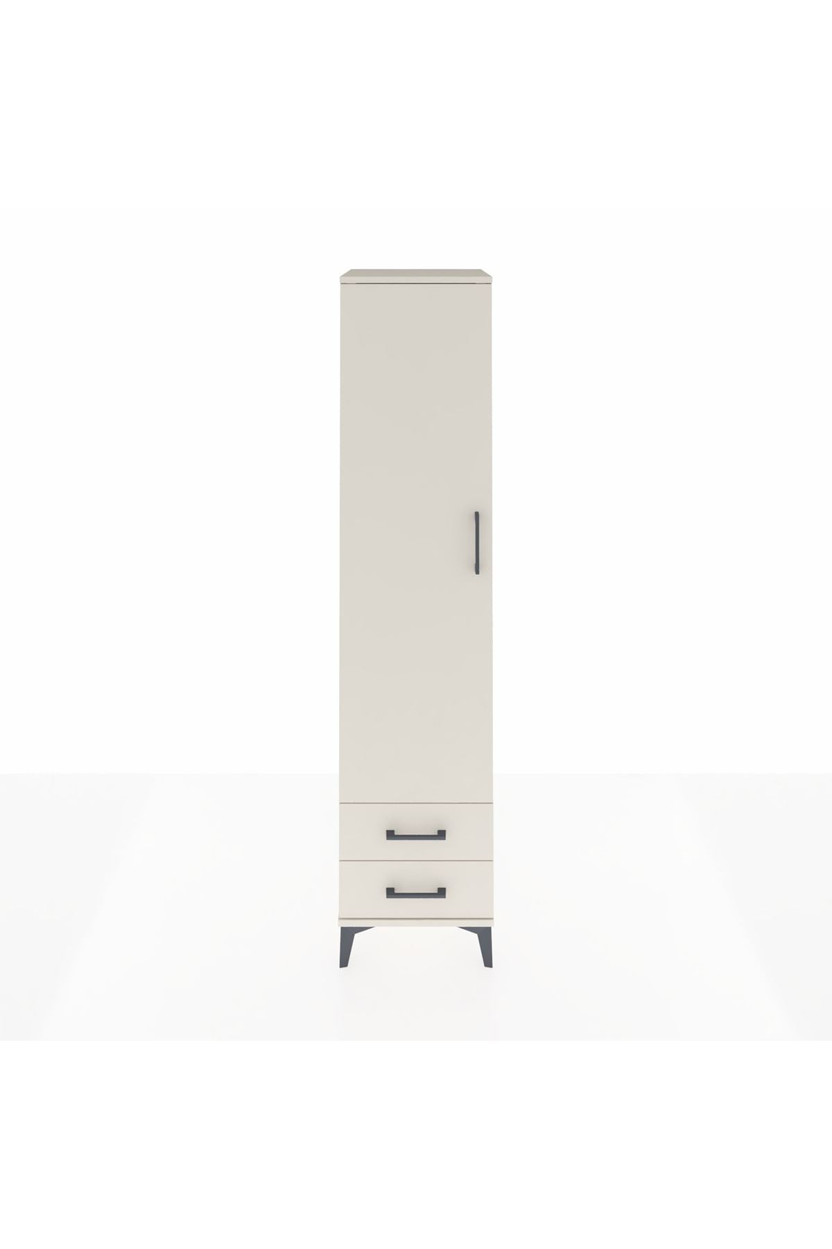 Hyperion Dolap 3 Raflı 2 Çekmeceli Tek Askılı 44x44x195 Aytaşı-Aytaşı