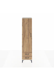 Hyperion Dolap 3 Raflı 2 Çekmeceli Tek Askılı 44x44x195 Aytaşı-Çam