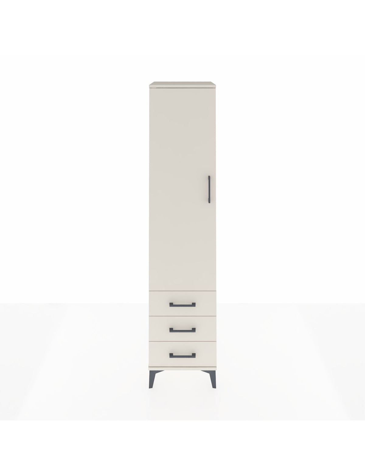 Hyperion Dolap 2 Raflı 3 Çekmeceli Tek Askılı 44x44x195 Aytaşı-Aytaşı