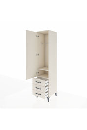 Hyperion Dolap 2 Raflı 3 Çekmeceli Tek Askılı 44x44x195 Aytaşı-Aytaşı