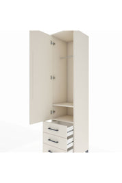 Hyperion Dolap 2 Raflı 3 Çekmeceli Tek Askılı 44x44x195 Aytaşı-Aytaşı